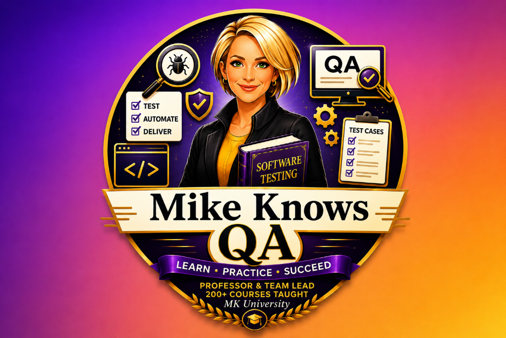 MikeKnows QA app logo